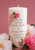 Pink Bouquet Memorial Candles
