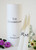 Personalized Black Surname Wedding Unity Candles - candles for wedding ceremony - Customized last name wedding candles.