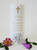 Personalized Blue Bouquet 3x8 Memorial Candle - Customized Memorial Candles