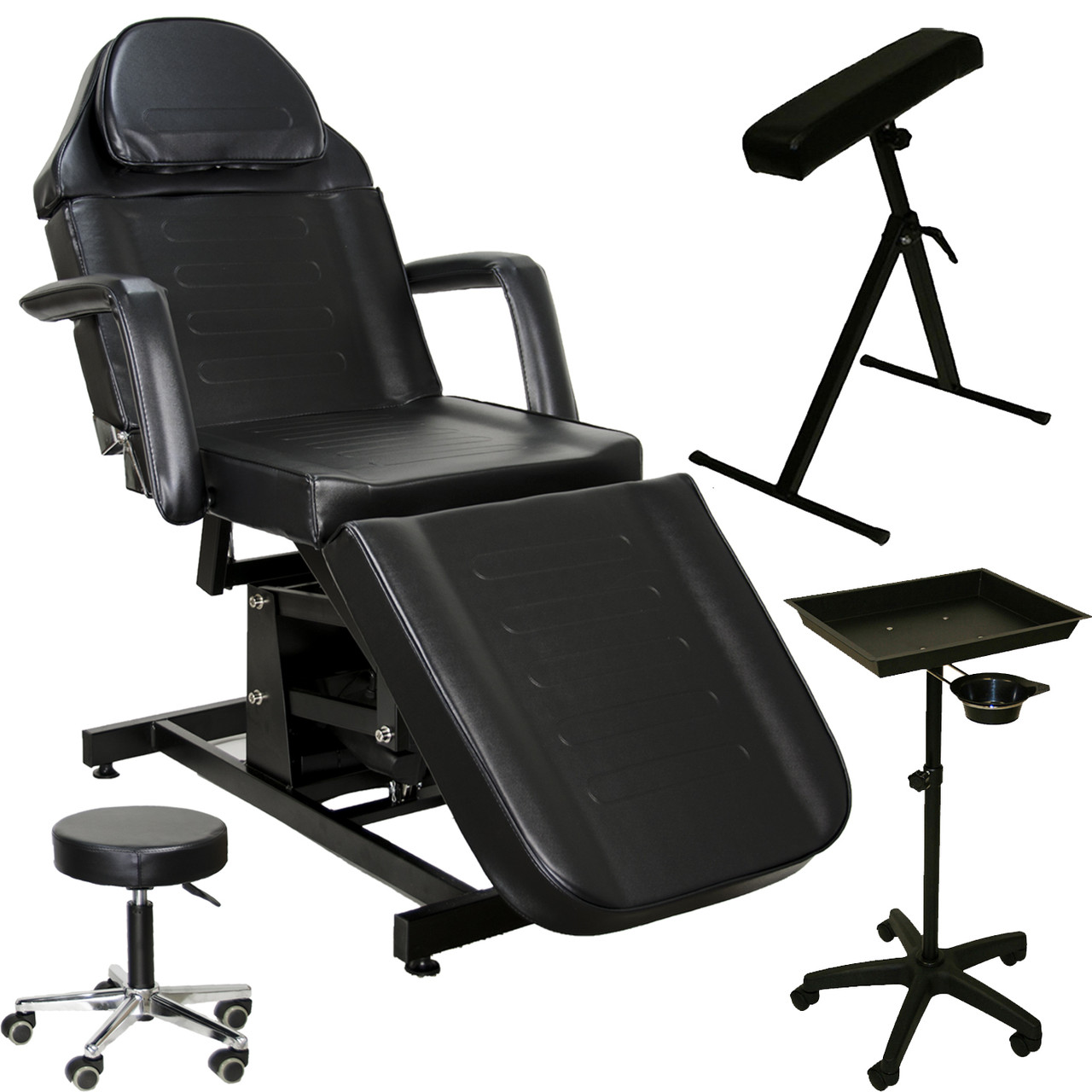 Electric Massage Table Salon Spa Tattoo Bed 3 Fold Beauty Adjust Reclining  Chair | eBay