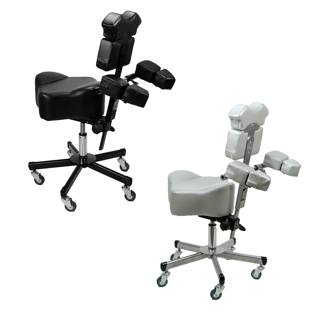 The ATC is an ergonomic chair that is designed to provide the tattoo artist  with functionality comfort and ease of use Full black upholstery For  more information see the PDF file