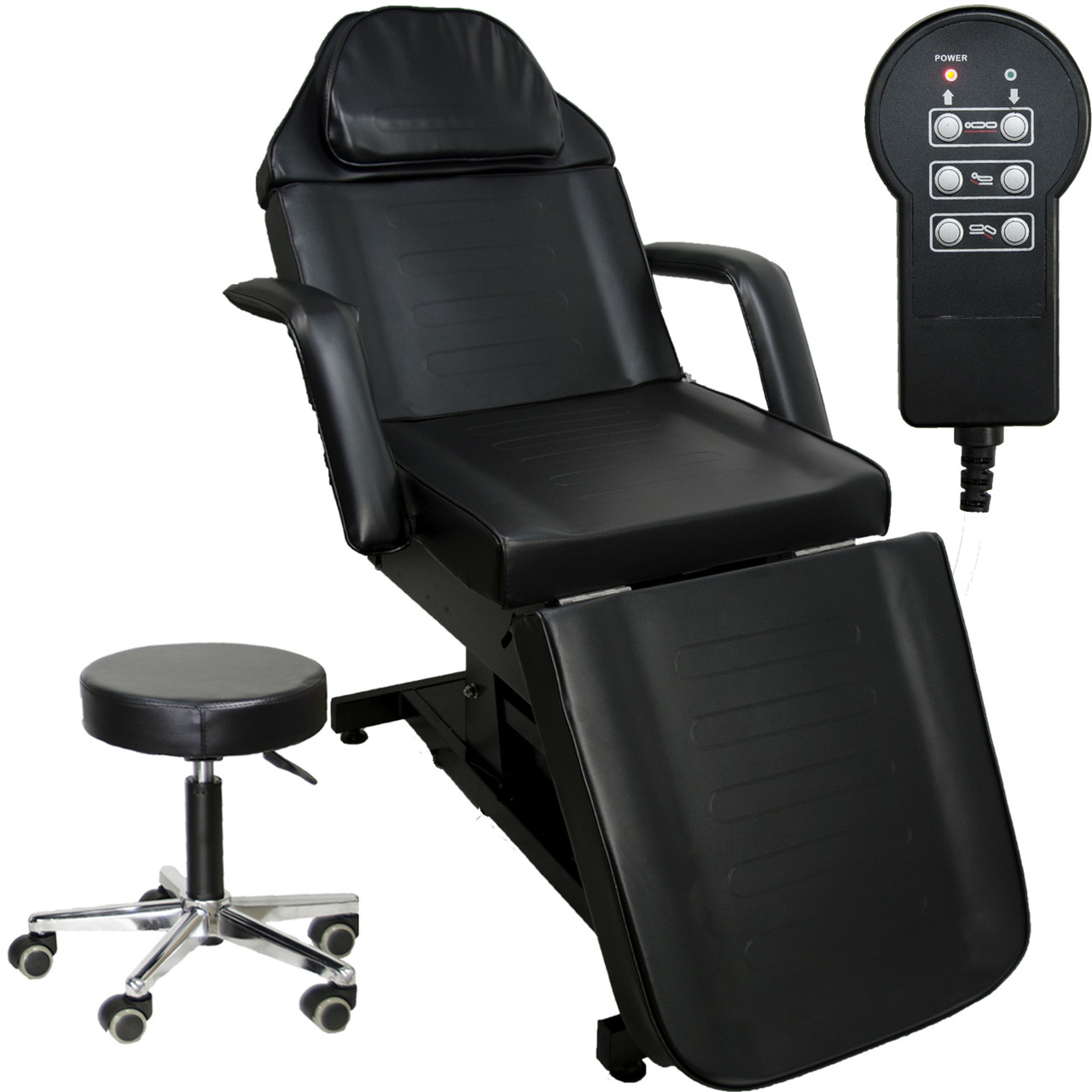 OmySalon 75in Fully Electric Facial Massage Bed Adjustable Esthetician