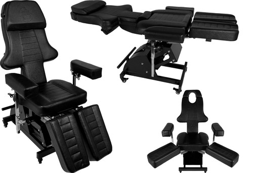 InkBed New Patented Fully Electric Tattoo Bed Client Massage Table Chair (BLK) InkBed New Patented Fully Electric Tattoo Bed Client Massage Table Chair (BLK)