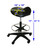 XL Air-Lift Saddle Stool  with Adjustable Footrest XL Air-Lift Saddle Stool  with Adjustable Footrest