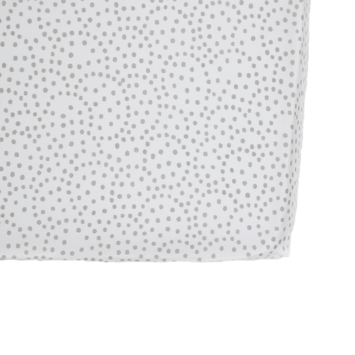 Grey Dots Crib Sheet