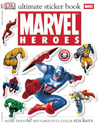 Sticker Book Marvel Heroes 