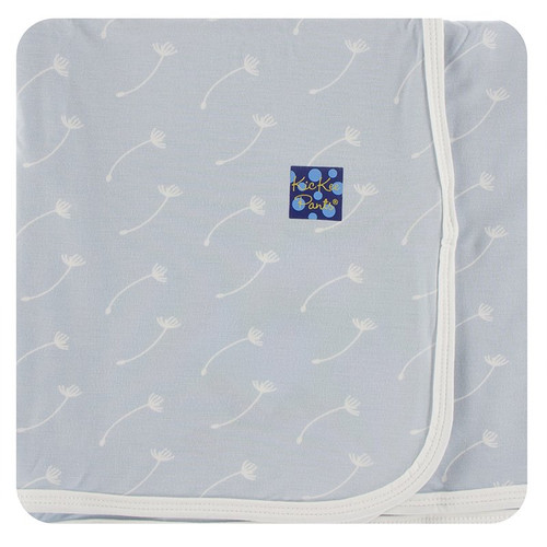 Swaddling Blanket in Dew Dandelion Seeds