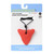 Red JUNIORBEADS Shark Tooth Pendant