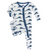 Classic Ruffle Zippered Footie in Natural Mermaid 