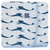 Swaddling Blanket in Natural Mermaid