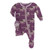 Print Muffin Ruffle Footie in Amethyst Kosmoceratops