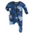 Print Footie with Zipper in Wine Grapes Galaxy