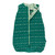 Print Quilted Sleeping Bag in Ivy Chickens/Pistachio Tractors and Wheat