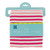 Print Fitted Crib Sheet in Forest Fruit Stripe
