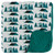 Print Toddler Blanket in Natural Cabins and Tents