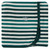 Print Swaddle Blanket in Wildlife Stripe