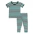 Short Sleeve Pajama Set in Wildlife Stripe