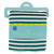 Print Fitted Crib Sheet in Wildlife Stripe
