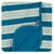 Print Stroller Blanket in Seaside Cafe Stripe