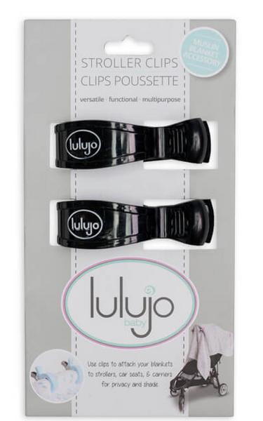 Black Stroller Clips