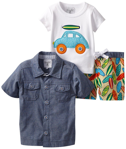Surfboard Print Three Piece Outfit 