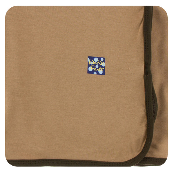 Swaddling Blanket in Tannin with Bark