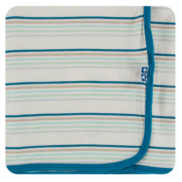 Print Swaddling Blanket in Culinary Arts Stripe