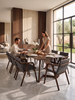 ميز طعام 8 كراسي 1015 - 8034 رصاصي