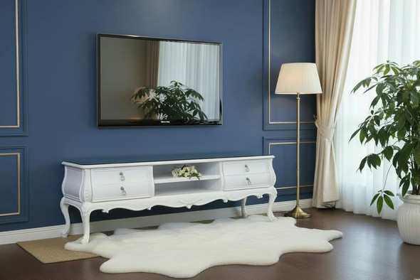 ميز تلفزيون مصري جراند ابيض