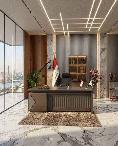 ميز مكتب  قياس 180 سم  موديل Sw18-018