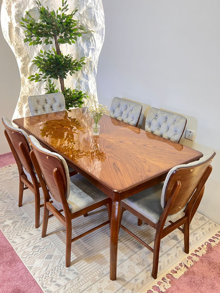 ميز طعام 6 كراسي زينر كود 13