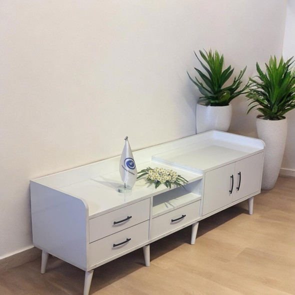 ميز تلفزيون 717 ( تصفية الجشعمي الرمادي)