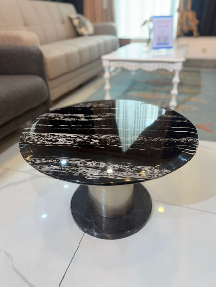 طبلة جانبية مرمر اسود ( تصفية الجشعمي المستنصربة )