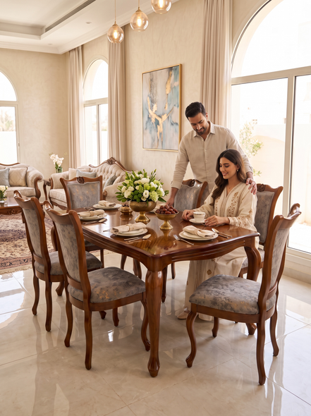 ميز طعام 6 كراسي ايطاليا