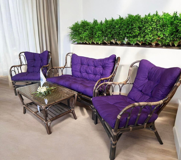 سيت خيزران ثنائية + كرسسين وطبلة اطلنتس ATLANTIS