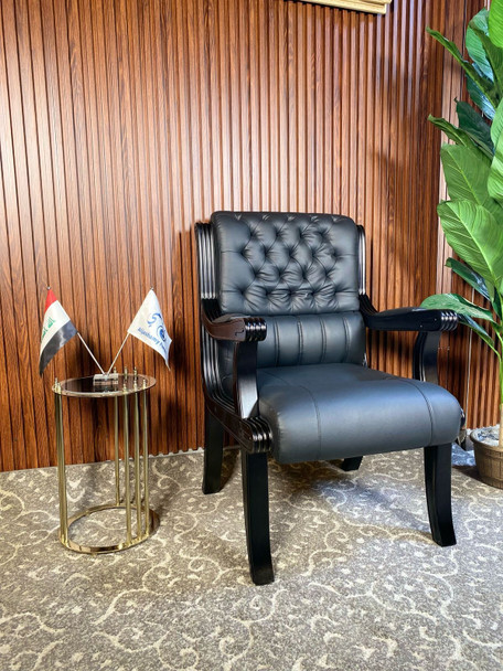 كرسي ثابت جلد  موديل / LA-1099V