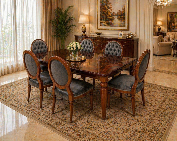 ميز طعام 6 كراسي كابرس كود 4
