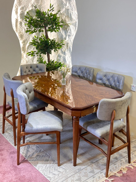 ميز طعام 6 كراسي اريكا كود 14