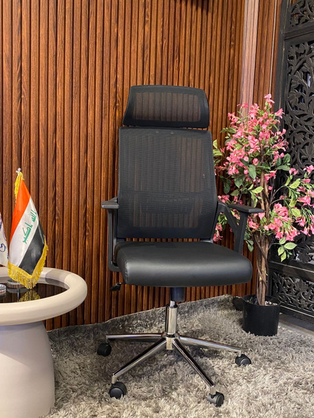 كرسي دوار طبي مخمل مقعد جلد  الموديل LA-8041FH