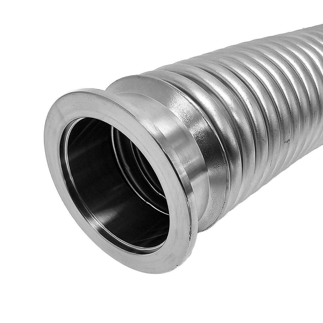 NW40 x 9.8" (250mm) Medium Wall (.008) Stainless Steel Metal Hose