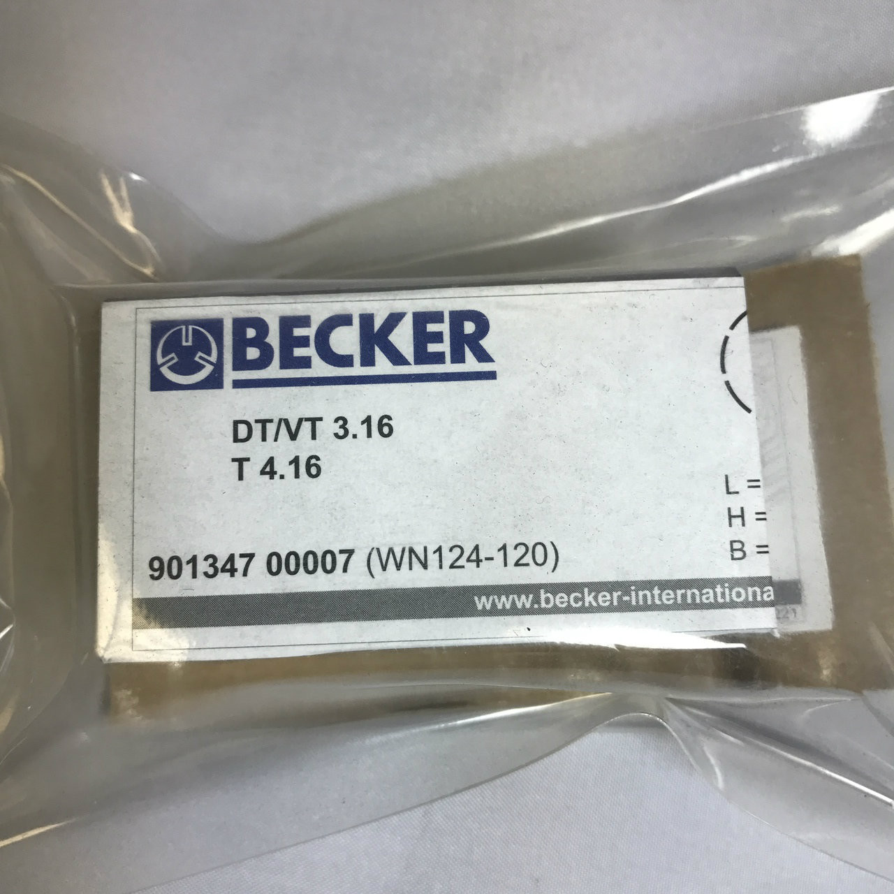 Carbon Vanes 90134700007 WN124-120 for Becker Pump DT/T/VT 3.16/4.16 7 pcs