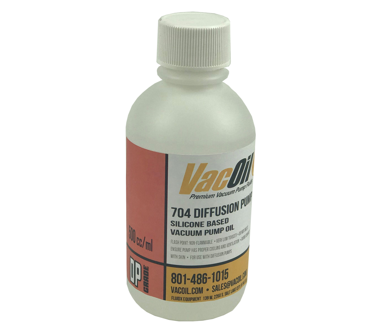 VacOil® DP Grade 704 Diffusion Pump Oil - 500 cc/ml