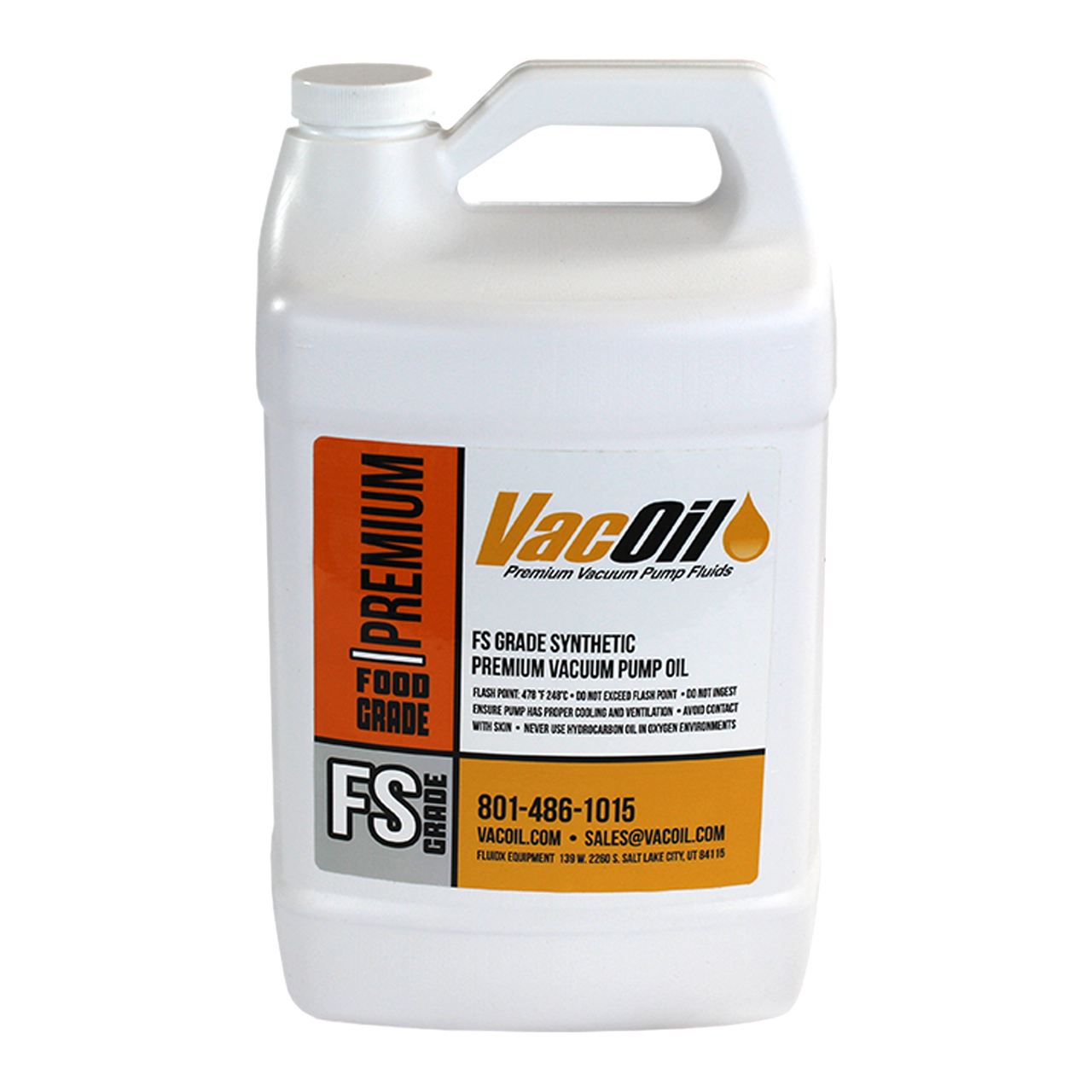 VacOil Food Grade Vacuum Pump Oil