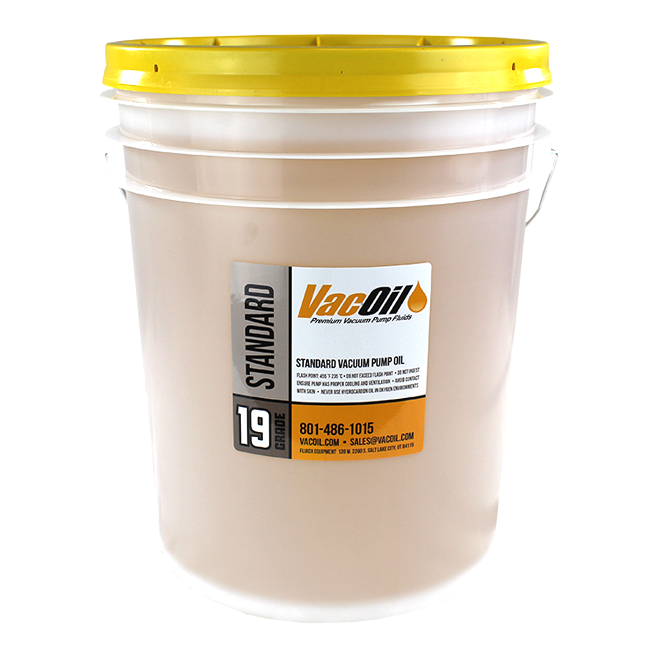 VacOil® 19 Grade Vacuum Pump Oil - 5 Gallon