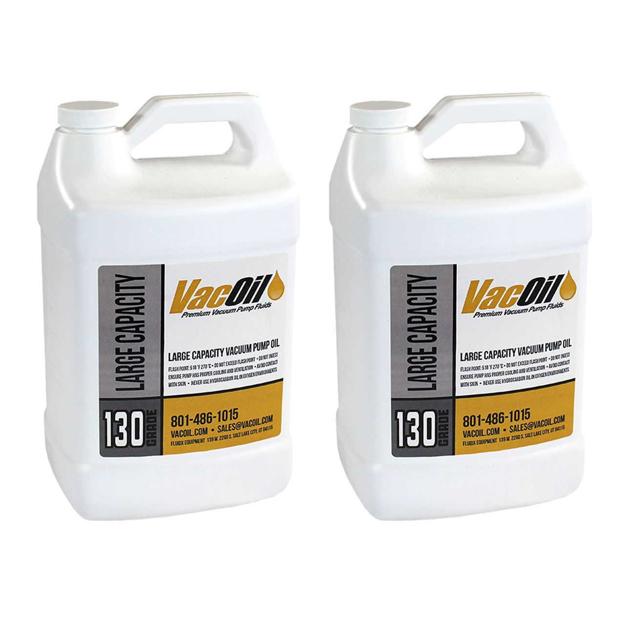 VacOil® 130 Grade Vacuum Pump Oil 2/1 Gallons