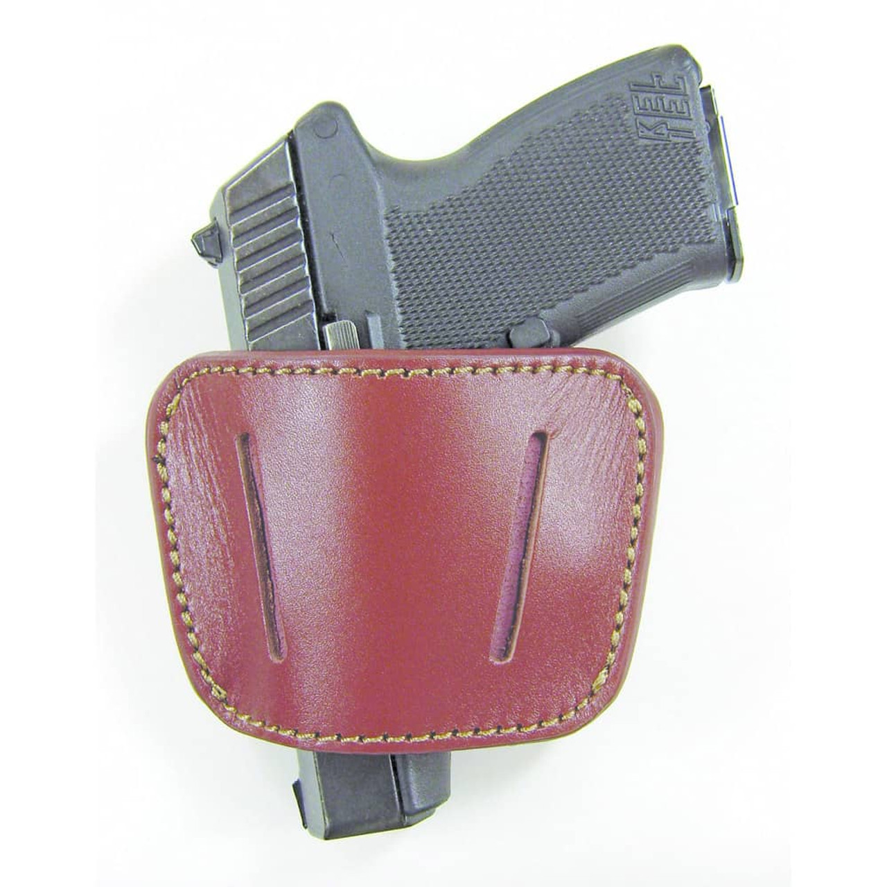  Zap Black Genuine Leather Concealed Carry Badge