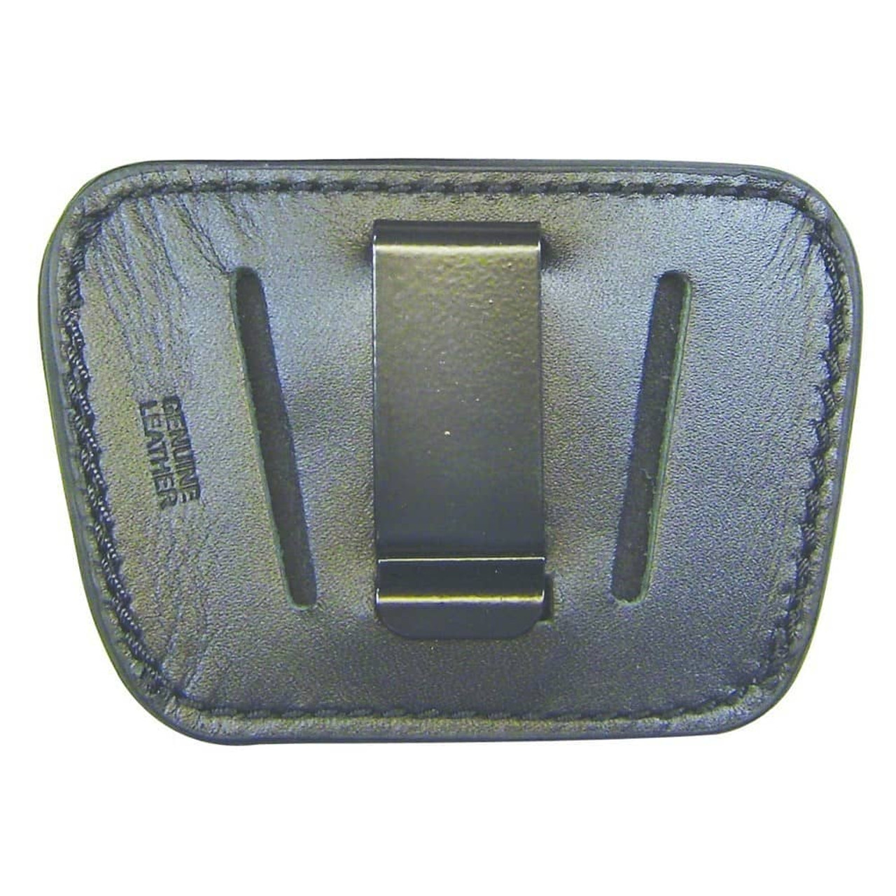  Zap Black Genuine Leather Concealed Carry Badge