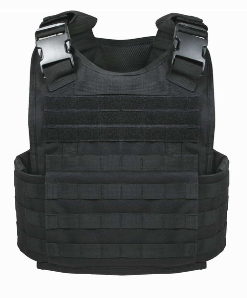 Tactical Plate Carrier with Cummerbund Black 