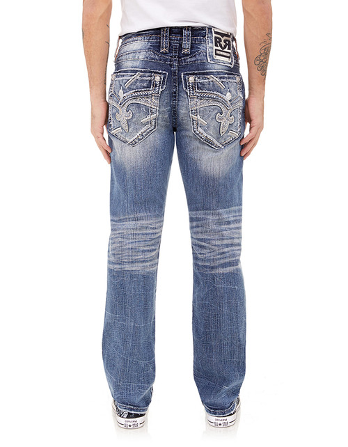 rock revival mens jeans slim straight