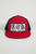 HTS1036 RCK WHITE DECAL PATCHSNAPBACK HAT